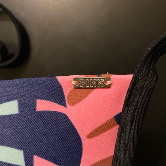 VS PINK Tropical Push Up Triangle Bikini Top - Picture 2 of 6
